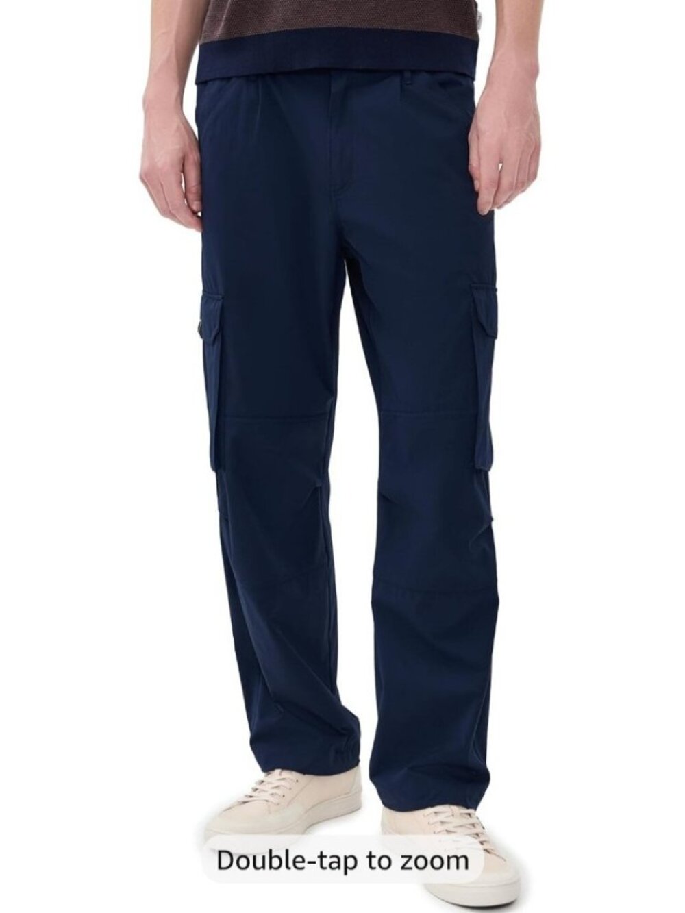 Paul Smith PS Mens 33x30  Navy Bellow Pocket Cargo Trousers NEW